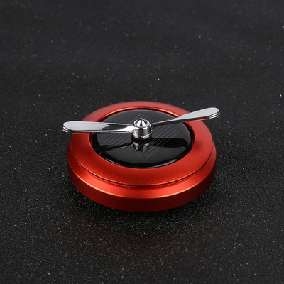 1 KOM Solarni parfem za automobil Legura Metalni solarni rotirajući miris Osvježivač zraka za automobil Automatski difuzor Solarna energija Miris za automobil Pročišćavanje zraka