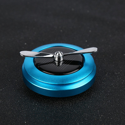 1 KOM Solarni parfem za automobil Legura Metalni solarni rotirajući miris Osvježivač zraka za automobil Automatski difuzor Solarna energija Miris za automobil Pročišćavanje zraka