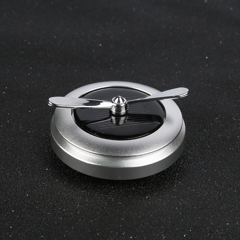 1 KOM Solarni parfem za automobil Legura Metalni solarni rotirajući miris Osvježivač zraka za automobil Automatski difuzor Solarna energija Miris za automobil Pročišćavanje zraka