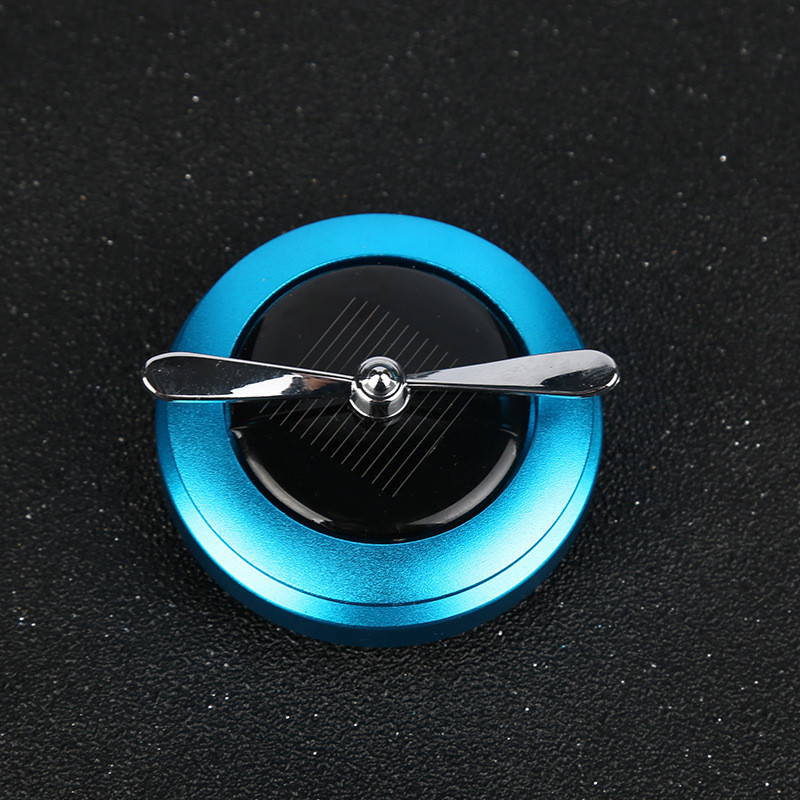 1 KOM Solarni parfem za automobil Legura Metalni solarni rotirajući miris Osvježivač zraka za automobil Automatski difuzor Solarna energija Miris za automobil Pročišćavanje zraka