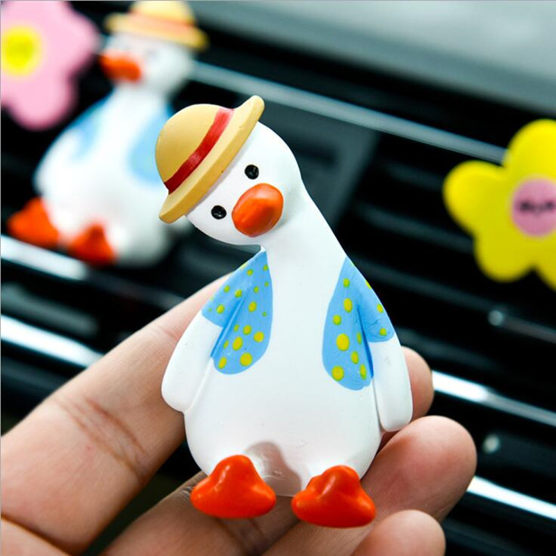 Slatki anime dodaci za automobile gipsana patka za automobile parfem za izlaz crtani film slatki dugotrajni lagani miris za dodatke za automobile difuzor