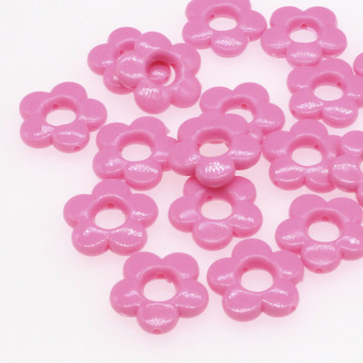 19mm Πράσινες πολύχρωμες χάντρες σε σχήμα λουλουδιού για κοσμήματα που κατασκευάζουν DIY αξεσουάρ κοσμημάτων