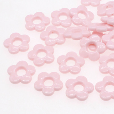 19mm Πράσινες πολύχρωμες χάντρες σε σχήμα λουλουδιού για κοσμήματα που κατασκευάζουν DIY αξεσουάρ κοσμημάτων