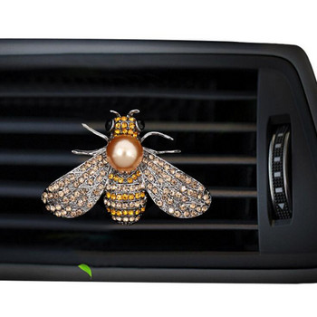 1PC Bee Style Car Perfume Clip Αποσμητικό αέρα Vehicle Outlet Air Decoration