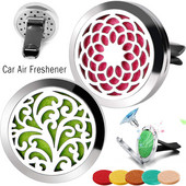 Auto osvježivač zraka parfem difuzor kopča automatski otvor za eterično ulje medaljon punjenje miris miris izlaz osvježenje eliminator mirisa