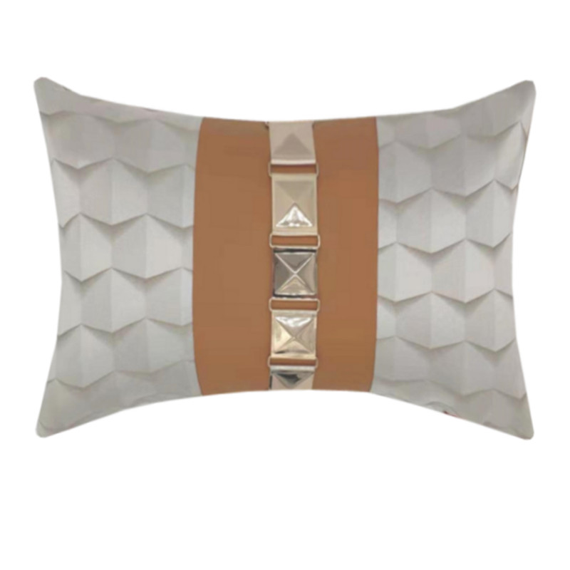 Modern patchwork jacqurad párnahuzat párnahuzat barna luxus kanapé derék párnahuzat láncszékes ággyal