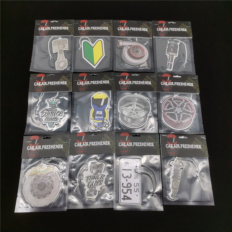 Automobilio oro gaiviklis galinio vaizdo veidrodžio kvepalų pakabukas ilgalaikis kvapas JDM lenktyninio stiliaus automobilių kvapiųjų medžiagų difuzoriaus interjero priedai