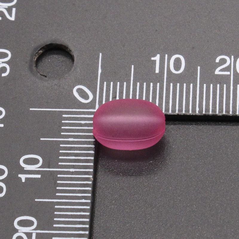 50 db átlátszó matt ovális távtartó gyöngy ékszerkészítéshez barkács ékszer kiegészítők 6x10mm