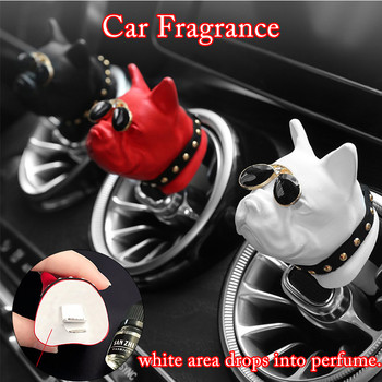 2021 Γαλλικό μπουλντόγκ αυτοκινήτου αποσμητικό αέρα Outlet Air Vent Perfume Ornament Essential Oil Άρωμα Άρωμα Αξεσουάρ αυτοκινήτου