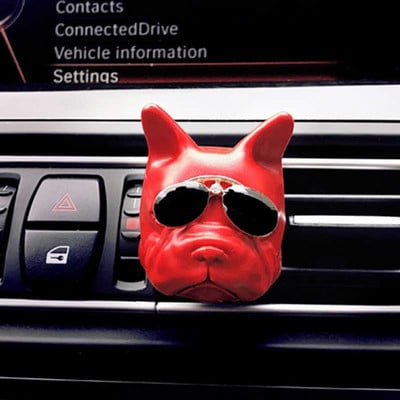 2021 Francuski buldog Osvježivač zraka za automobil Izlazni otvor za ventilaciju Parfem Ornament Miris eterično ulje Miris Dodaci za automobil