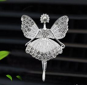 Fairy Style autós légfrissítő parfümös flakon diffúzor az autóban, gépkocsiban Légkondicionáló kivezető levegő parfüm klipsz