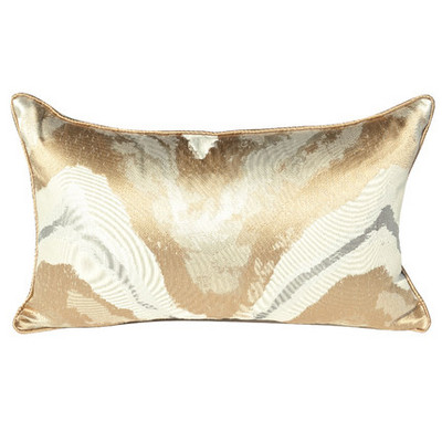 50x30cm kauč champane zlatno smeđa jastučnica moderna ikat jastučnica za struk ukrasna jacquard navlaka za jastuk za leđa