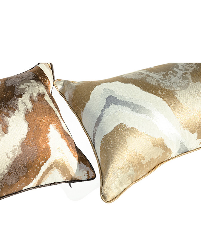 50x30cm kauč champane zlatno smeđa jastučnica moderna ikat jastučnica za struk ukrasna jacquard navlaka za jastuk za leđa
