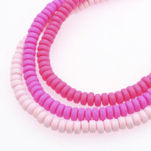 Ellipse Glinene perle Odstojnik od polimerske gline Rasute ručno izrađene perle za ogrlicu Diy Dodaci za narukvice 7 mm