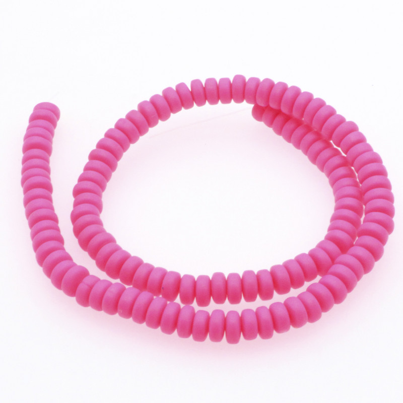 Ellipse Glinene perle Odstojnik od polimerske gline Rasute ručno izrađene perle za ogrlicu Diy Dodaci za narukvice 7 mm