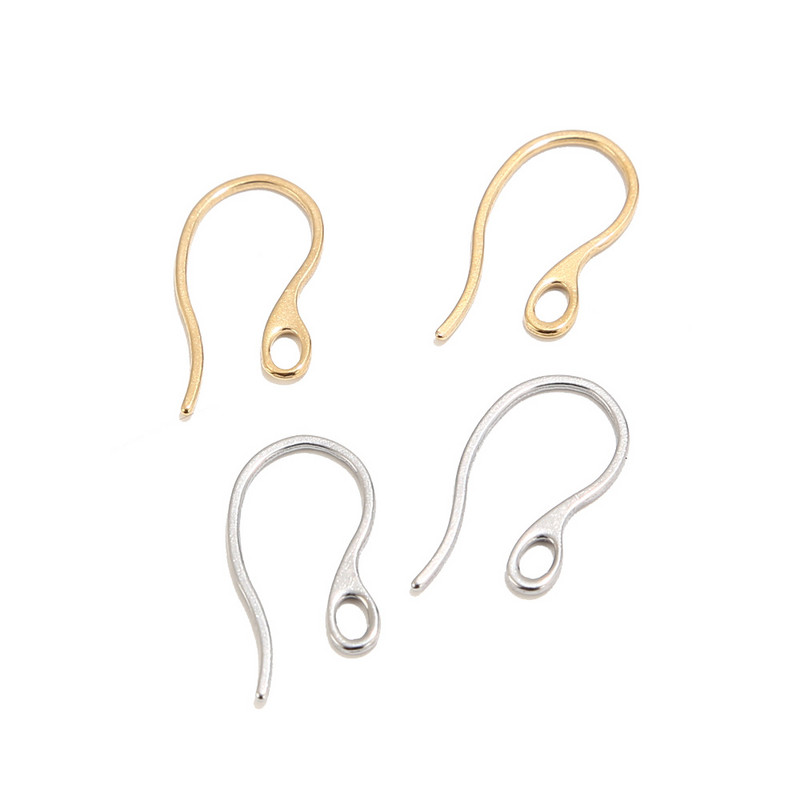 20 komada Kukice za naušnice od nehrđajućeg čelika 304 Žice za uši s petljom za viseće naušnice DIY izrada nakita zlatne boje čelika