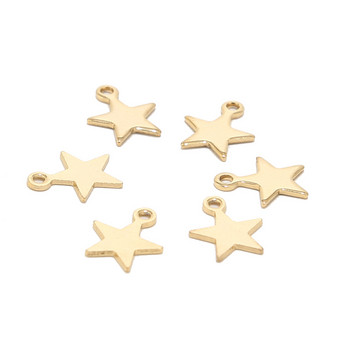 20 τμχ Ανοξείδωτο ατσάλι GoldSilver Tone Tiny Star Charms για βραχιόλι Κολιέ Αξεσουάρ κατασκευής κοσμημάτων