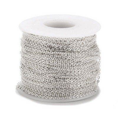 Zlatni lančić od nehrđajućeg čelika širine 1,5 mm za lančiće za ogrlice Narukvice Izrada nakita u metrima