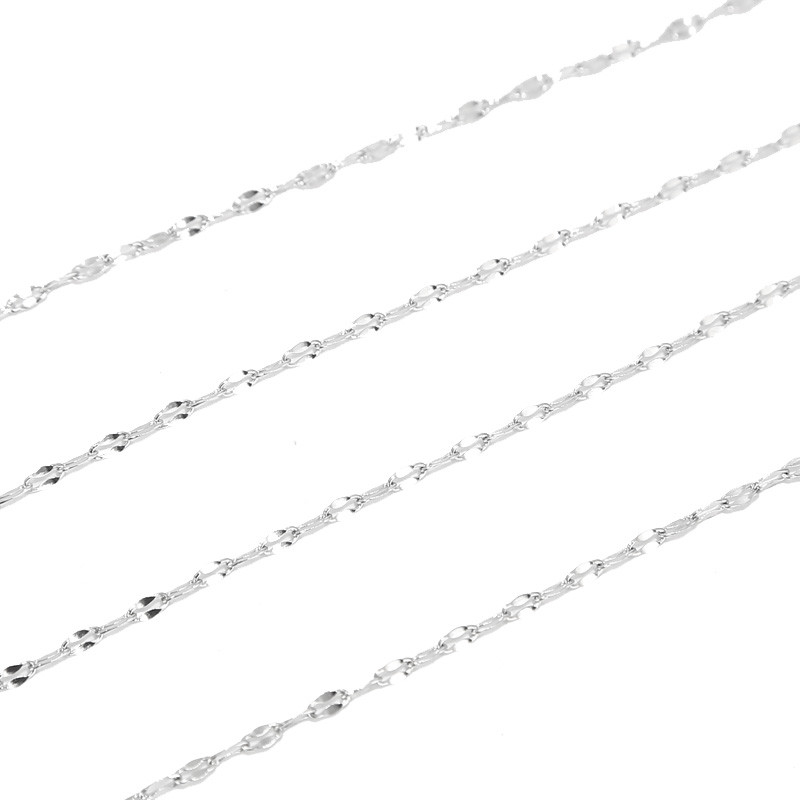 2M zlatni pljosnati ovalni lanac od kabla od nehrđajućeg čelika za DIY izradu nakita Veleprodajni lanci