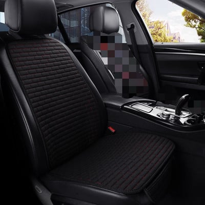 Automašīnas sēdekļa pārvalks priekšējais/aizmugurējais lina sēdekļa aizsargs spilvens auto sēdekļa spilvena aizsargs spilventiņš auto pārvalki paklājiņš aizsarg