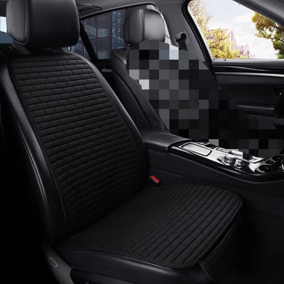 Automašīnas sēdekļa pārvalks priekšējais/aizmugurējais lina sēdekļa aizsargs spilvens auto sēdekļa spilvena aizsargs spilventiņš auto pārvalki paklājiņš aizsarg