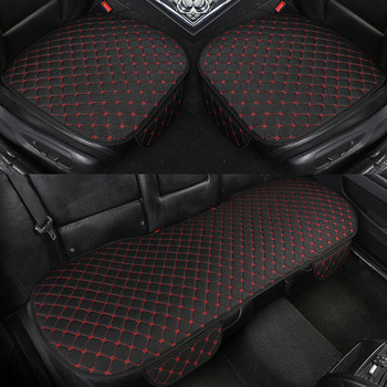 Κάλυμμα καθίσματος αυτοκινήτου λινάρι Μπροστινό πίσω λινό υφασμάτινο μαξιλάρι αναπνεύσιμο προστατευτικό ματ Μαξιλαράκι Universal Auto Interior Styling Truck SUV Van