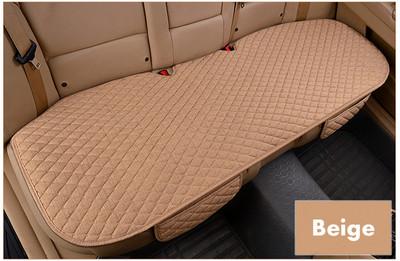 Lininis automobilio sėdynės užvalkalas priekinis galinis lininis audinys, kvėpuojantis apsauginis kilimėlis Universalus automobilio salono stilius sunkvežimio visureigis