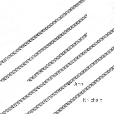 2 metra od nehrđajućeg čelika 2 mm 3 mm širine Zlatni Figaro lanac za DIY Žene Muškarci Ogrlica Izrada narukvica Veleprodaja