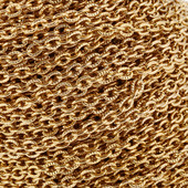 1 metar 3 mm zlato od nehrđajućeg čelika s ravnom kabelskom vezom, kalem za nakit, križni lanac, skupno za ogrlicu, narukvice, DIY izrada