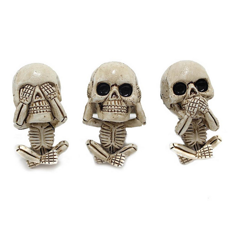 3db Bone Skull autós légfrissítő szellőző klip Emberi test csontváz Aromaterápiás gyanta autós parfüm diffúzor autós szag diffúzor