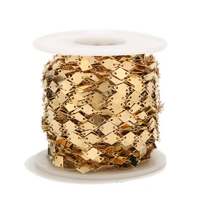 1 metar širine 6 mm od nehrđajućeg čelika Chevron karika lančić zlatni lančići za ogrlicu narukvica anklet DIY pribor za izradu nakita