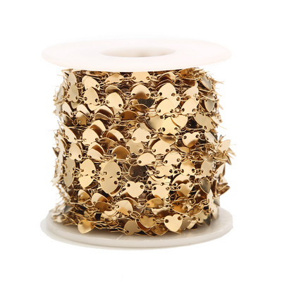 1 metar širine 6 mm od nehrđajućeg čelika Chevron karika lančić zlatni lančići za ogrlicu narukvica anklet DIY pribor za izradu nakita