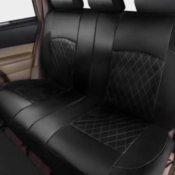 Δερμάτινο PU Universal καλύμματα καθισμάτων αυτοκινήτου Συμβατό με αερόσακο Αδιάβροχο προστατευτικό καθισμάτων αυτοκινήτου Εσωτερικά αξεσουάρ Ταιριάζει στα περισσότερα αυτοκίνητα