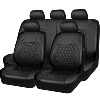 PU кожени универсални калъфи за автомобилни седалки Съвместими с въздушна възглавница Водоустойчив протектор за автомобилни седалки Интериорни аксесоари Подходящи за повечето автомобили