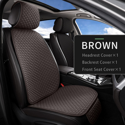 Husă scaun auto Karcle Set complet Imitație lenjerie Protector universal pentru scaun Perna scaunului din spate Huse auto față spate În salon cald