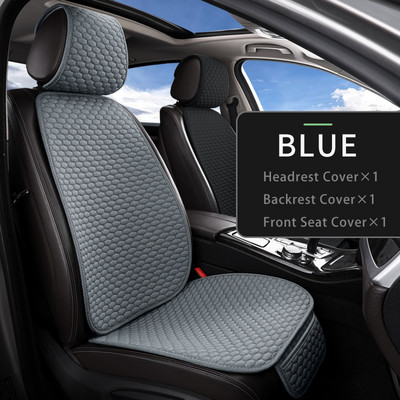 Husă scaun auto Karcle Set complet Imitație lenjerie Protector universal pentru scaun Perna scaunului din spate Huse auto față spate În salon cald