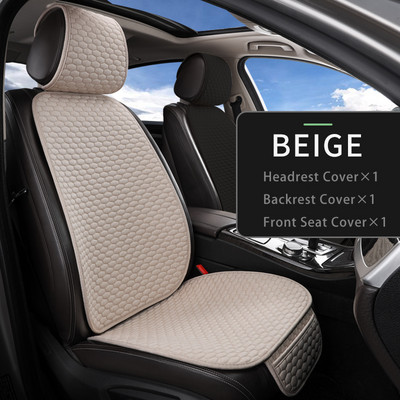 Husă scaun auto Karcle Set complet Imitație lenjerie Protector universal pentru scaun Perna scaunului din spate Huse auto față spate În salon cald