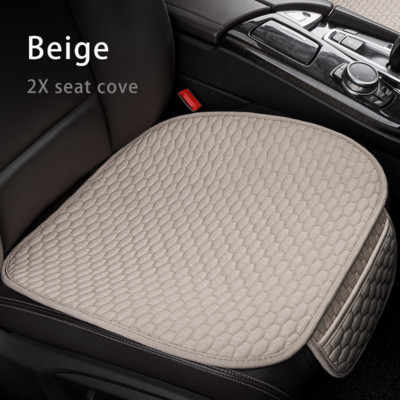 Husă scaun auto Karcle Set complet Imitație lenjerie Protector universal pentru scaun Perna scaunului din spate Huse auto față spate În salon cald