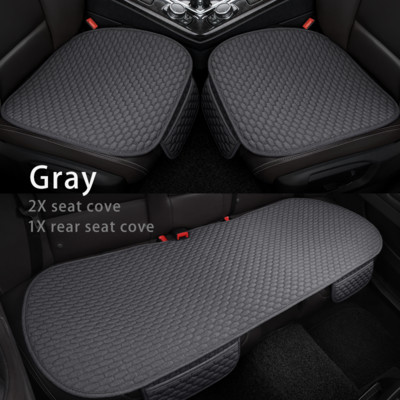 Husă scaun auto Karcle Set complet Imitație lenjerie Protector universal pentru scaun Perna scaunului din spate Huse auto față spate În salon cald