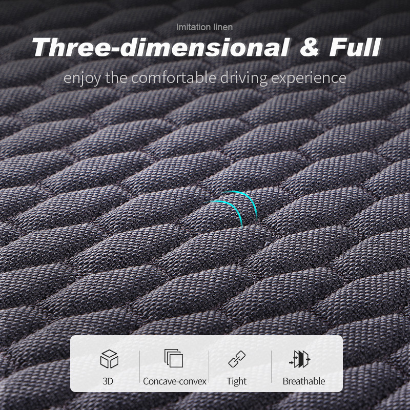 Husă scaun auto Karcle Set complet Imitație lenjerie Protector universal pentru scaun Perna scaunului din spate Huse auto față spate În salon cald