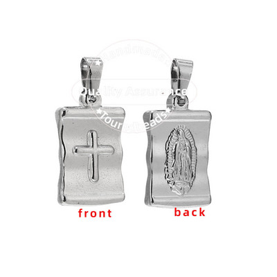 5 KOM. Zlatni privjesci od nehrđajućeg čelika Svete Benedikte Marije, zaštitne križne privjeske za muškarce, žene, izrada ogrlica