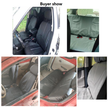 Πλήρες σετ γενικής χρήσης PU Δερμάτινο κάλυμμα καθισμάτων αυτοκινήτου Αυτόματο μπροστινό πίσω κάθισμα πλάτης προστατευτικό μαξιλαράκι για μικρά σετ καλύμματα καθισμάτων αυτοκινήτου φορτηγού
