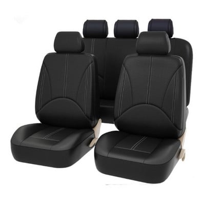 Univerzalni puni set PU kožne navlake za autosjedalicu Auto prednje stražnje sjedalo Zaštitna podloga za jastuk za kamione Set presvlaka za mala kola