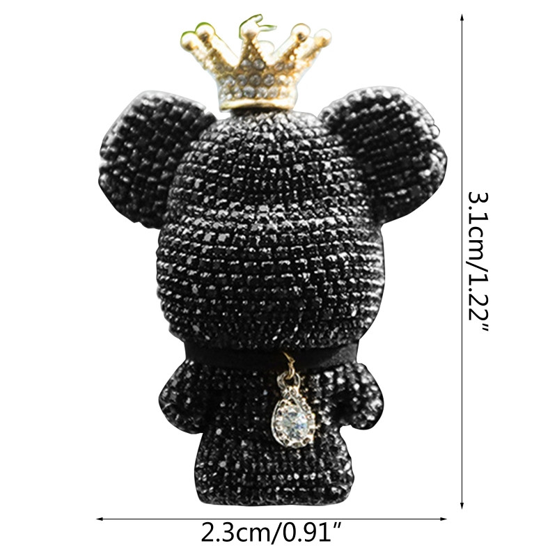 Osvježivač za izlaz zraka Poboljšajte unutarnje okruženje Jednostavna instalacija Oblik kristalnog medvjeda Dugotrajna aroma D0UC