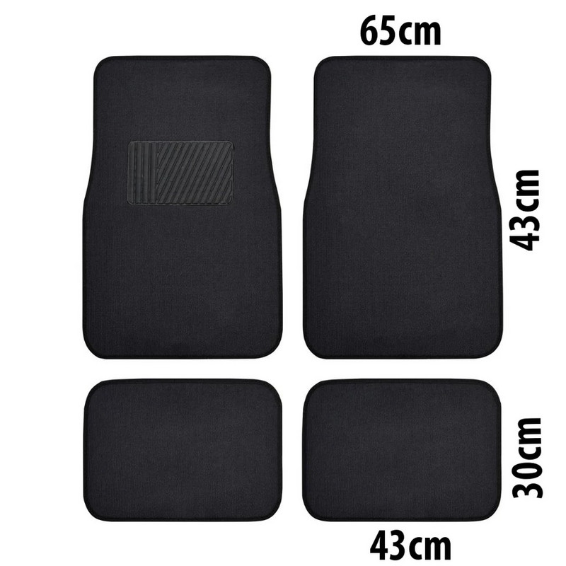 Kiliminės dangos 4 dalių rinkiniai Universalūs neslystantys automobiliniai kilimėliai, apsauga turizmui