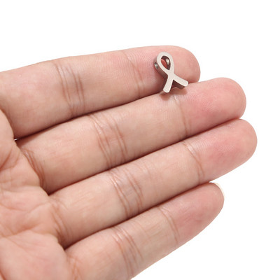 5 komada privjesaka od nehrđajućeg čelika s trakom za svijest Čelične zlatne vrpce s visećim čvorom Perle privjesci za izradu nakita 1,9 mm rupa