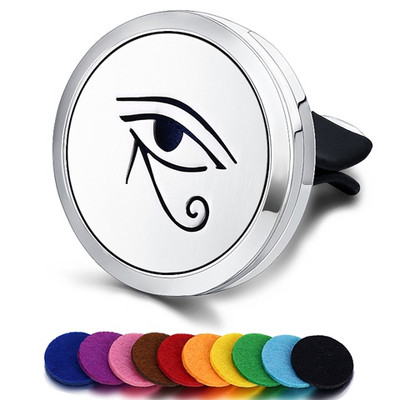 Punjivi osvježivač zraka za automobil Miris Parfem Difuzor Spojnica Automatski ventilacijski otvor Eterično ulje Medaljon od nehrđajućeg čelika Dodaci za interijer