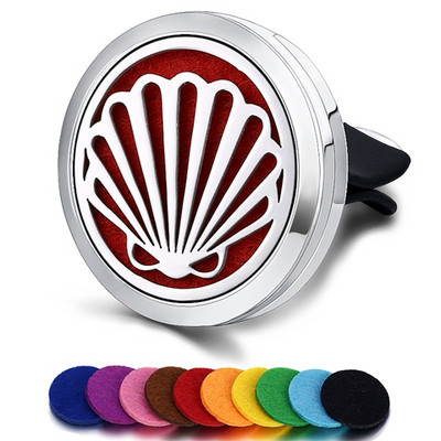 Punjivi osvježivač zraka za automobil Miris Parfem Difuzor Spojnica Automatski ventilacijski otvor Eterično ulje Medaljon od nehrđajućeg čelika Dodaci za interijer