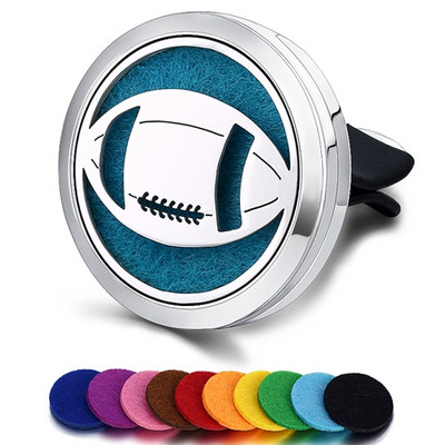 Punjivi osvježivač zraka za automobil Miris Parfem Difuzor Spojnica Automatski ventilacijski otvor Eterično ulje Medaljon od nehrđajućeg čelika Dodaci za interijer