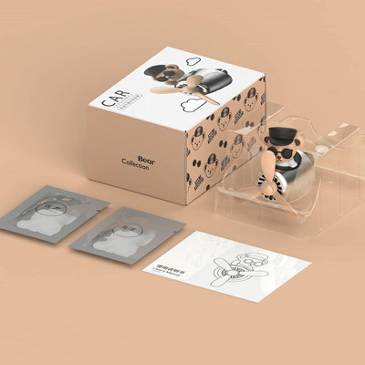 1kom crtani osvježivač zraka pilot automobila mali medvjed kreativni otvor za zrak pilot automobila mali medo rotirajući ukrasi za parfeme